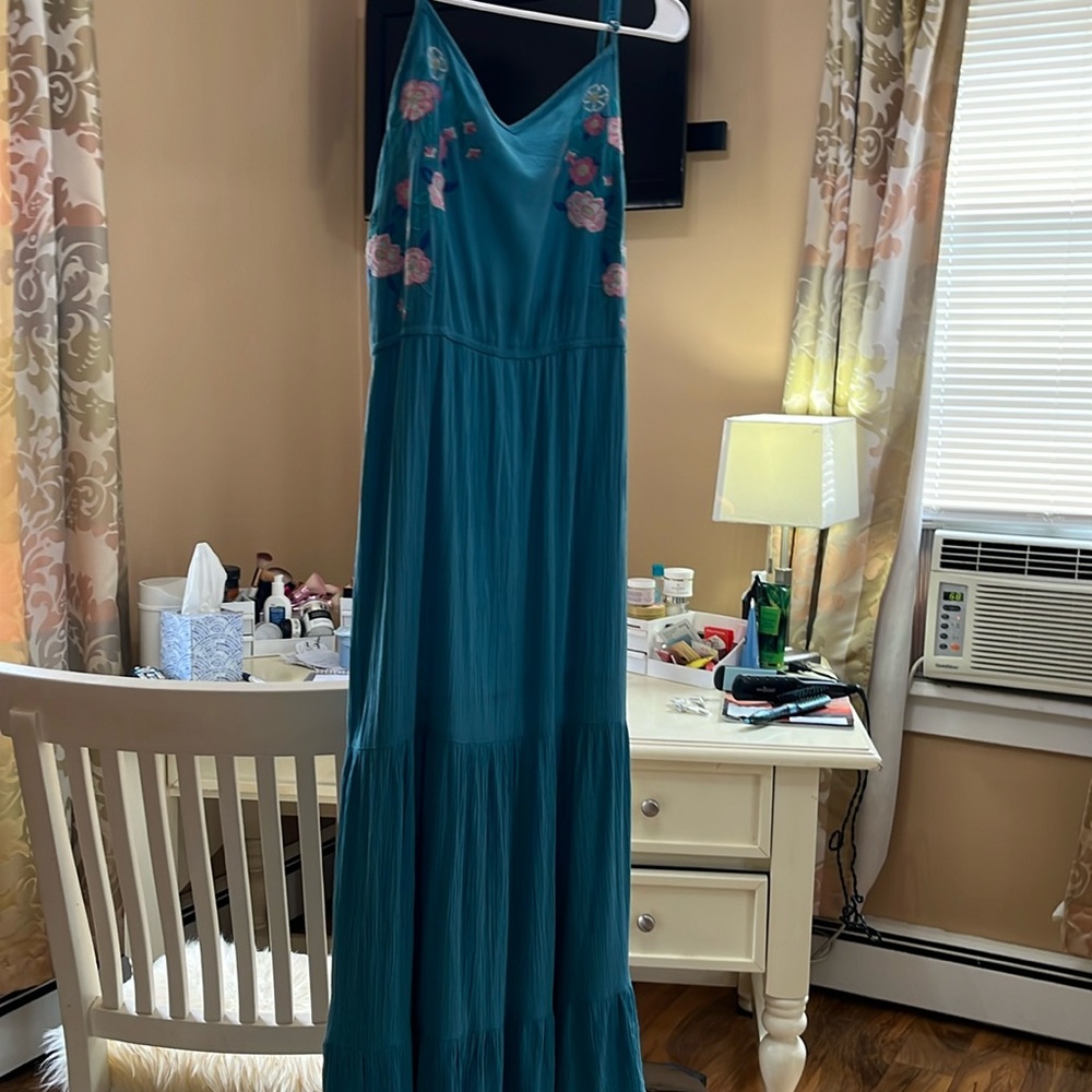 TIME & TRUE maxi dress sz L 12-14